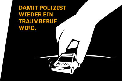 DER SENAT LEGT UNSERE POLIZEI LAHM. DER SENAT LEGT UNSERE POLIZEI LAHM.